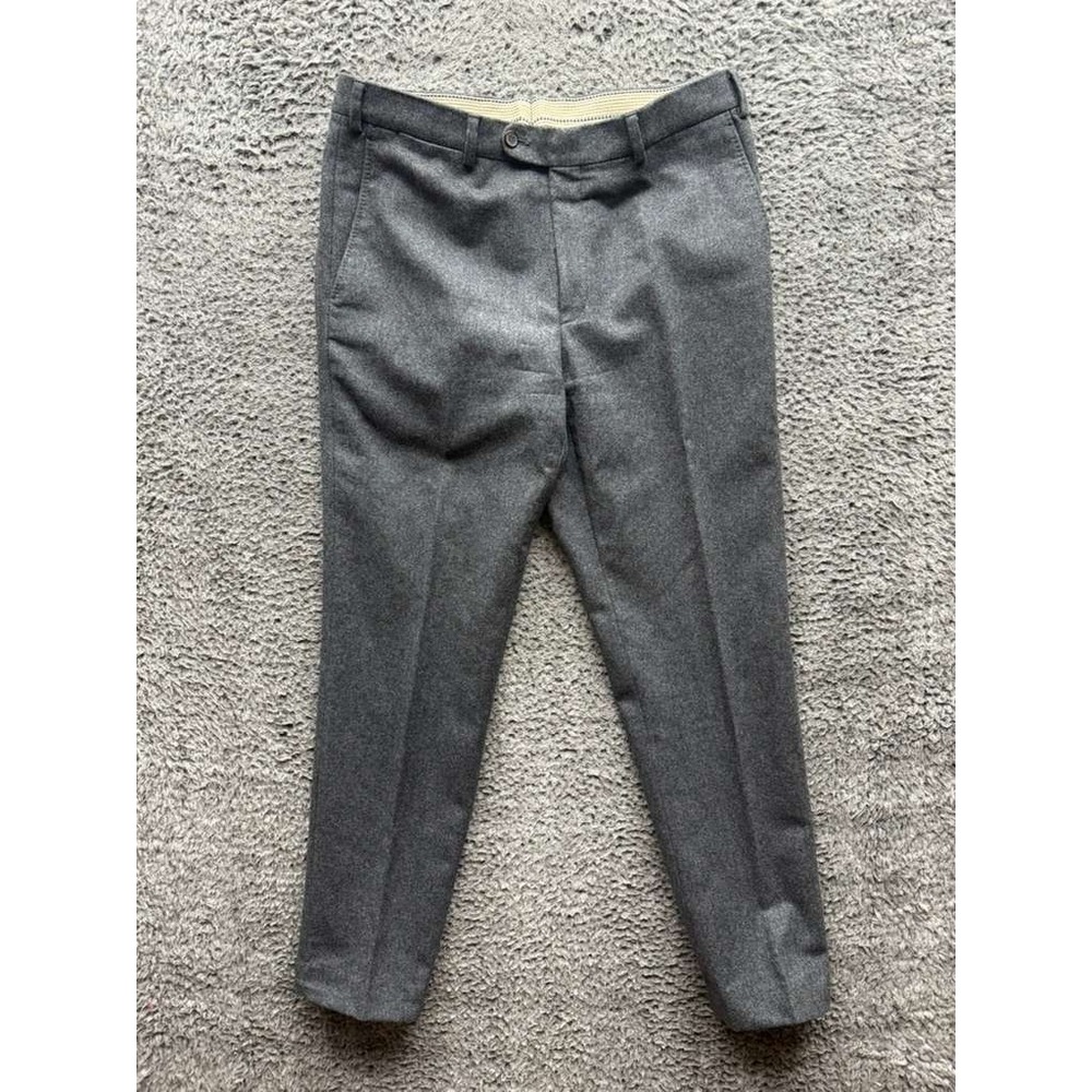 Suitsupply Soho Slim‎ Fit Pure Wool Casual Trousers Dark Grey B810I Mens Size 50